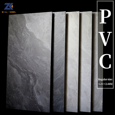 Panneau de mur en bois de placage de Crystal Board Simulation Waterproof Marble de carbone
