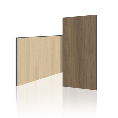 Panneau mural en bois de grain de PVC de 5 mm en bambou flexible en charbon de bois