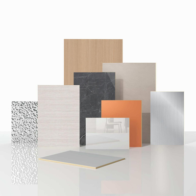 Moderne de luxe léger en bambou charbon de bois placage en PVC