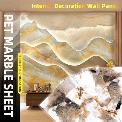 Éraflure intérieure décorative de panneaux de mur en métal de charbon de bois en bambou de marbre anti