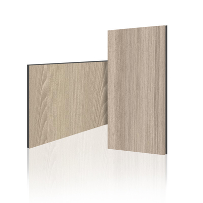 5 mm 8 mm Panneau mural en bois de grain de bois de placage de bambou de charbon de bois