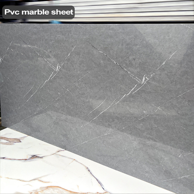 Décoration mboo Charbon de bois Faisceau de bois moderne de luxe PVC feuille de marbre