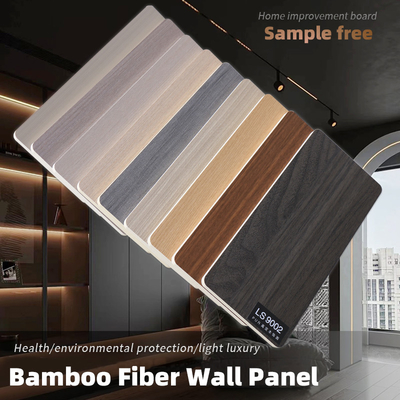 insonorisant moderne en bambou 8mm décoratif de panneaux de mur de fibre de 5mm